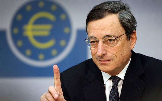 Mario Draghi.  President of the European Central Bank (ECB)