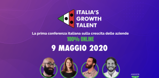Italia’s Growth Talent​: la prima conferenza italiana sulla crescita delle aziende, 100% online.