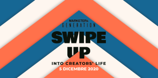 Arriva "SWIPE UP - Into creators’ life", l'evento online di MARKETERs Generation 2020