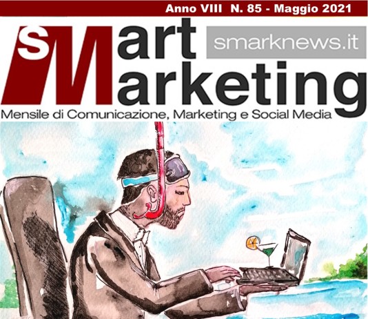 la copertina d'artista di maggio 2021 Holiday working Smart Marketing