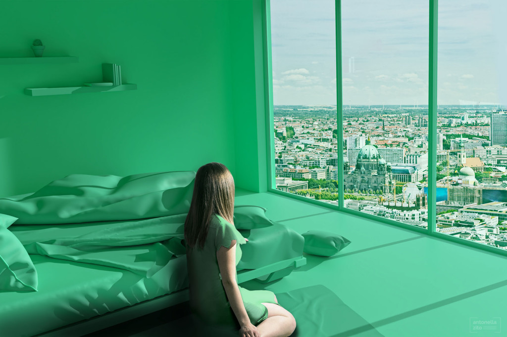 Una foto, di Antonella Zito, della serie "Delimited rooms" - Smart Marketing
