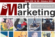 Nell'immagine la copertina d'Artista del 90° numero di Smart Marketing con le 16 opere degli street artist invitati al Progetto T.R.U.St. 2021 - Smart Marketing