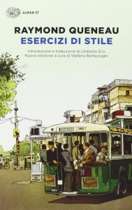 Nell'immagine la copertina del libro Esercizi di Stile  di Raymond Queneau - Smart Marketing 