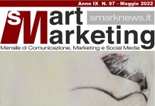 Nell'immagine la Copertina d'Artista del 97° numero di Smart Marketing realizzata dall'artista Antonella Gall