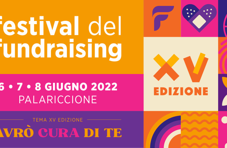 Nell'immagine il banner XV edizione del Festival del Fundraising 2022 - Smart Marketing
