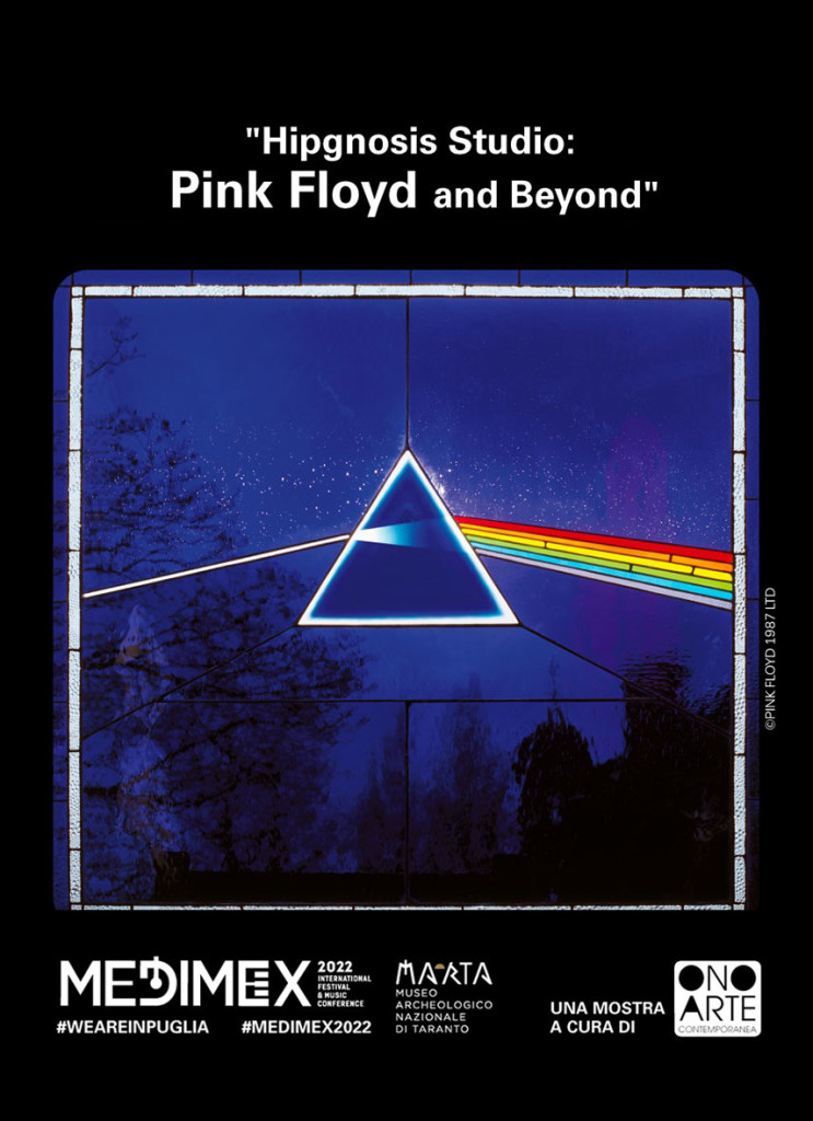 Nell'iimagine il manisfesto della mostra Hipgnosis Studio: Pink Floyd and Beyond - Smart Marketing