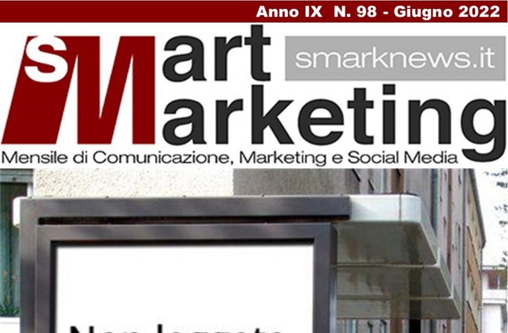 Nell'immagine la Copertina d'Artista "Tutto è Comunicazione" di Giugno 2022 - Smart Marketing