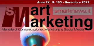 Nell'immagine la Copertina d'Artista del numero 103 di Smart Marketing