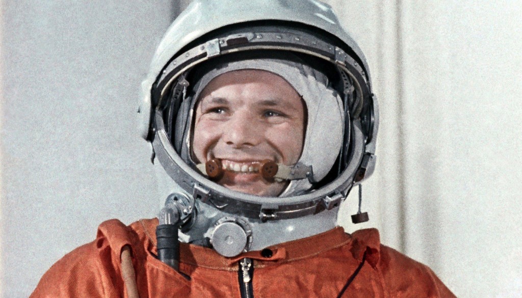 Il primo uomo nello spazio, il cosmonauta JuriJ A, Gagarin.