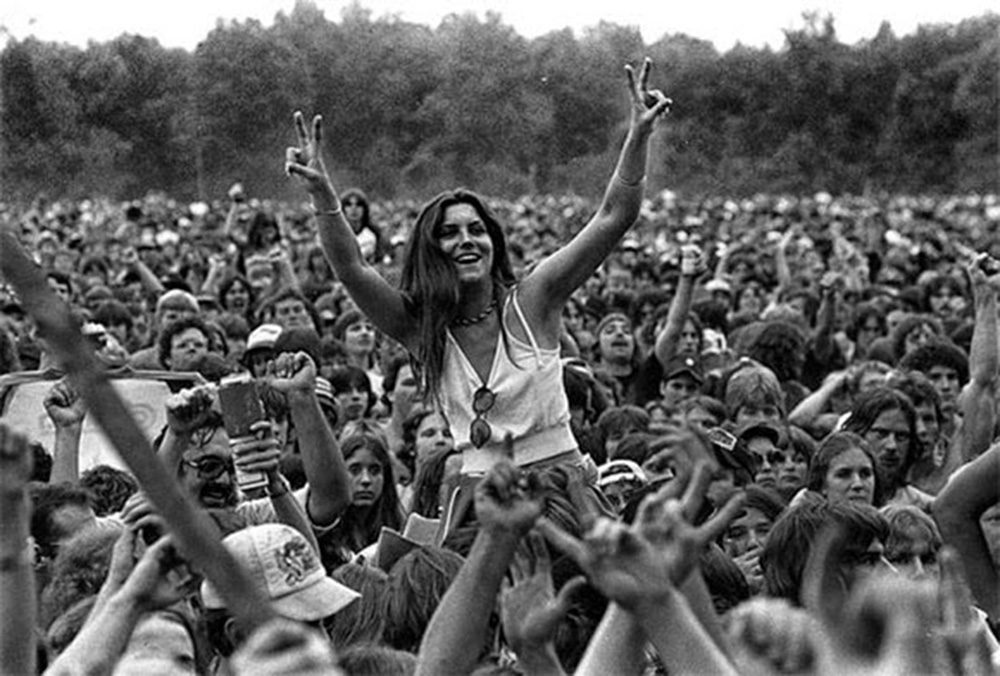 Il concerto simbolo della controcultura Hippie: Woodstock.