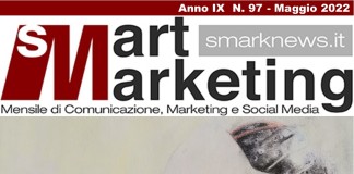 Nell'immagine la Copertina d'Artista del 97° numero di Smart Marketing realizzata dall'artista Antonella Gall