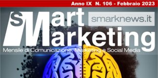 Nell'immagine la Copertina d'Artista del n° 106 del Febbraio 2023 di Smart Marketing dedicato al tema dei Bias