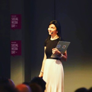 Eleonora Rocca, marketing manager, imprenditrice, digital strategy consultant, blogger e fondatrice, nel 2014,​ del​ ​Mashable​ ​Social​ ​Media​ ​Day​ ​Italia