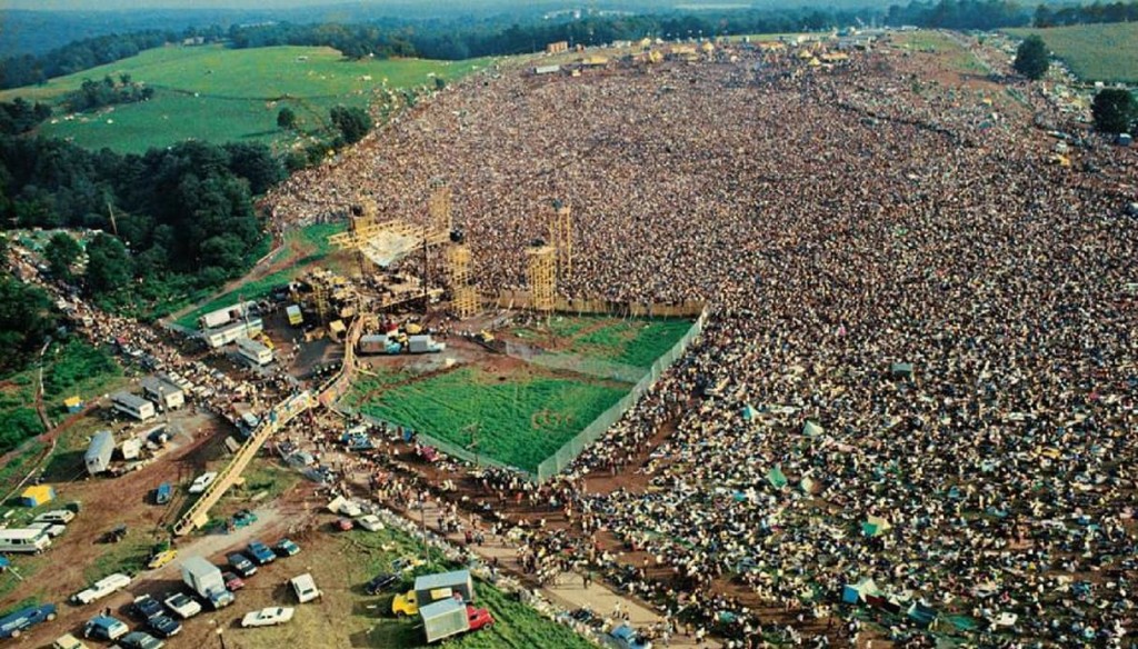 1969: Festival di Woodstock.