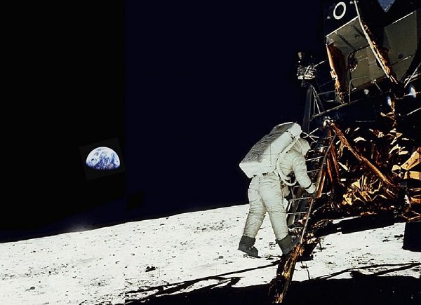 La missione Apollo 11, che portò i primi uomini sulla Luna.