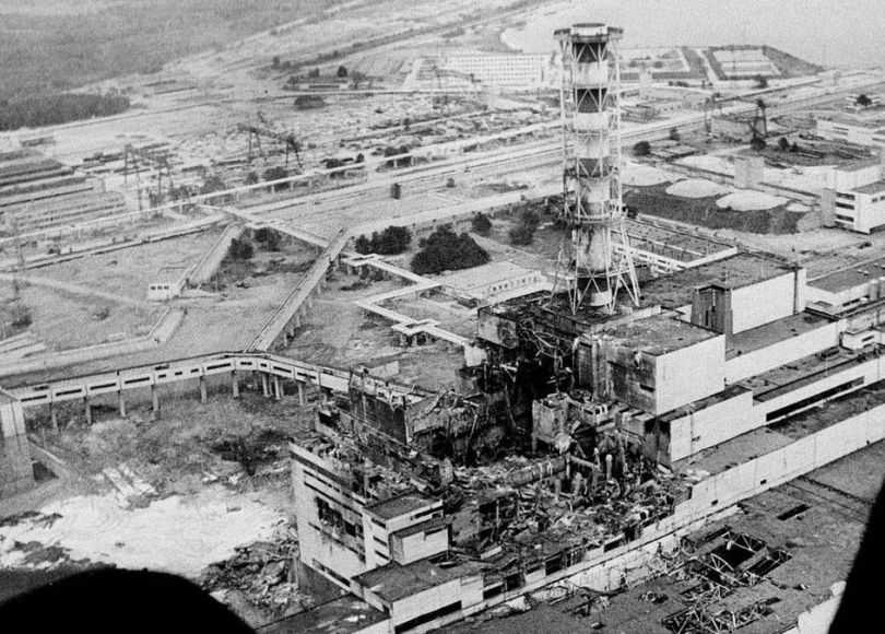 La centrale nucleare di Chernobyl.