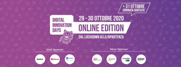 Il Digital Innovation Days Italy 2020 sta arrivando: scopri il programma!