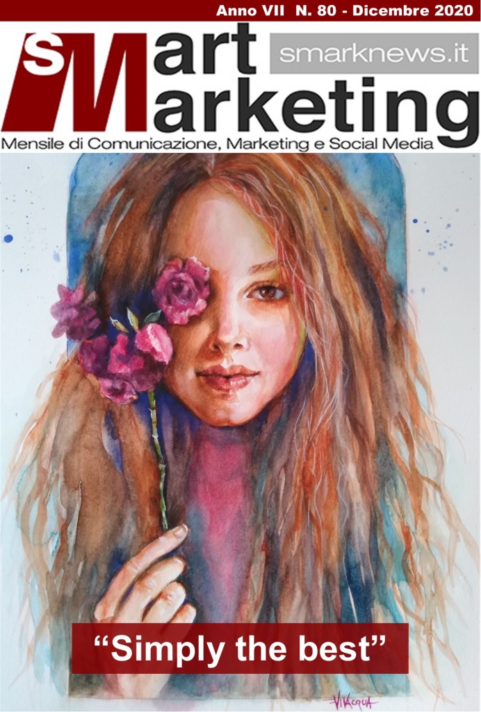 La Copertina d'Artista del n° 80 di Smart Marketing, realizzata da Francesca Vivacqua.