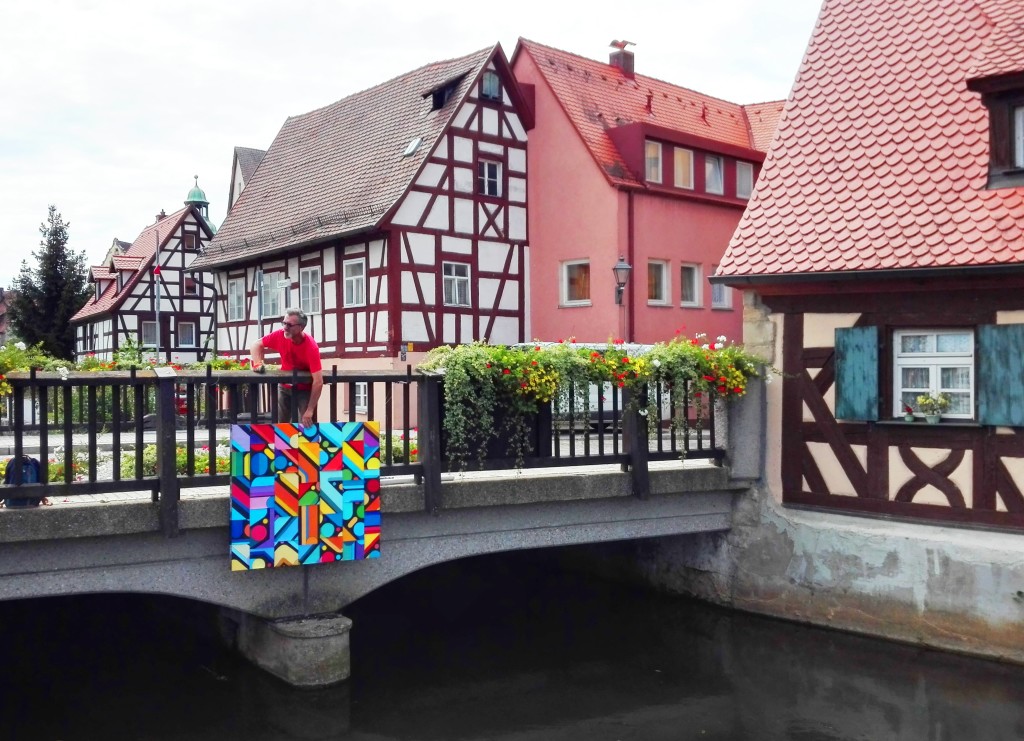 “Tutto scorre” - Arte sul fiume Pegnitz, 2019, Hersbruch (Germania).