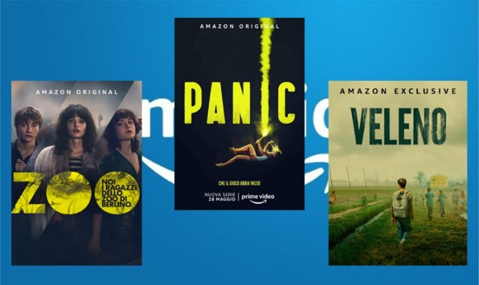Le locndine delle tre serie Amazon Prime video da Vedere a giugno 2021