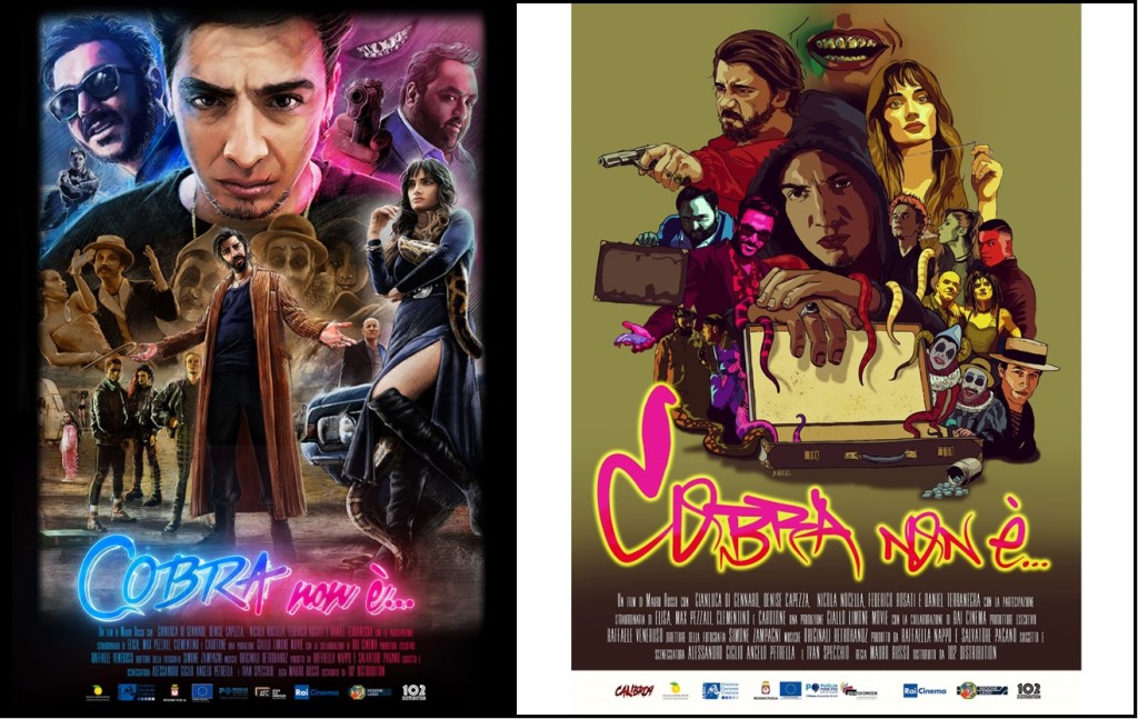 Nell'immagine le due locandine del film Cobra non è di Mauro Russo - Smart Marketing