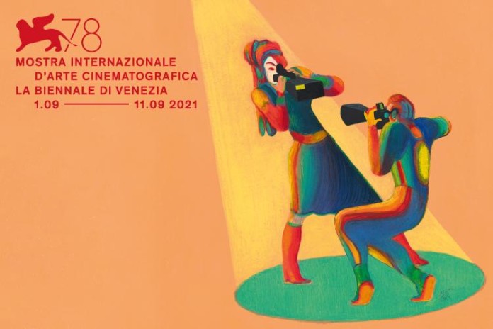 Nell'immagine il manifesto ufficiale della 78° Mostra Internazionale d’Arte Cinematografica della Biennale di Venezia realizzata dall’illustratore e artista italiano Lorenzo Mattotti - Smart Marketing