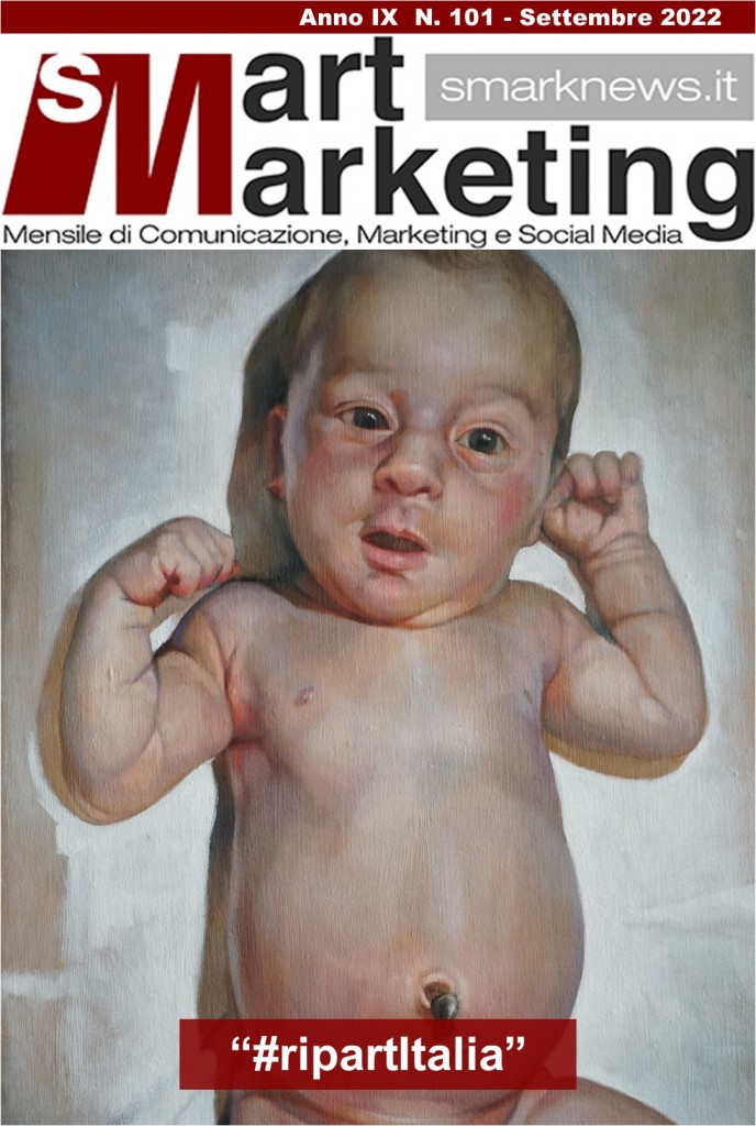 Nell'immagine la Copertina d'Artista del n°101 di Smart Marketing