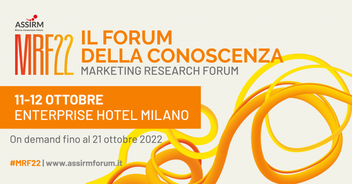 Nell'immagine il banner dell'Assirm Marketing Research Forum 2022 - Smart Marketing