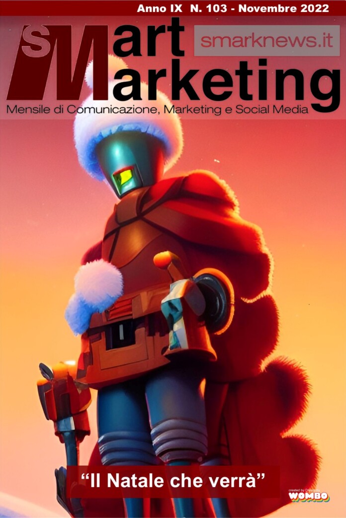 Nell'immagine la Copertina d'Artista del numero 103 di Smart Marketing