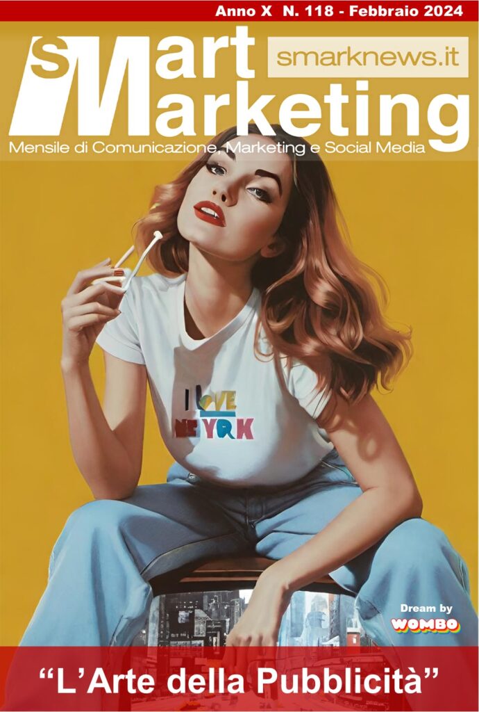 Nell'immagine la Copertina d'Artista del mese di Febbraio 2024 - Smart Marketing