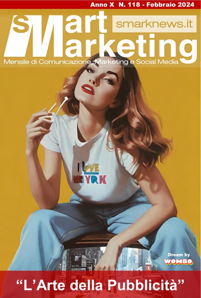 Nell'immagine la Copertina d'Artista del mese di Febbraio 2024 - Smart Marketing