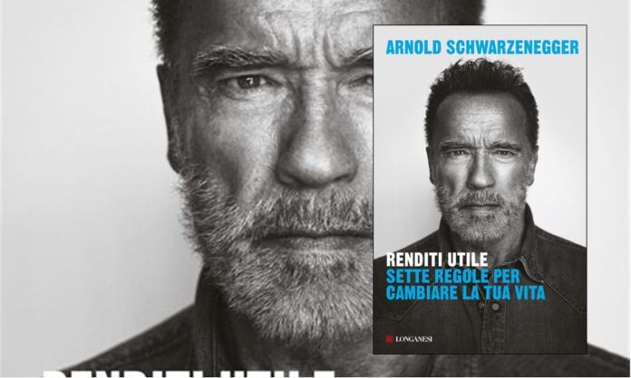 Nello slider la copertina del libro “Renditi utile - Sette regole per cambiare la tua vita” di Arnold Schwarzenegger - Smart Marketing
